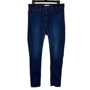 Levi's Jeans Women 30 Blue Denim 5-Pockets Mid-Rise Slimming Skinny Leg Classic